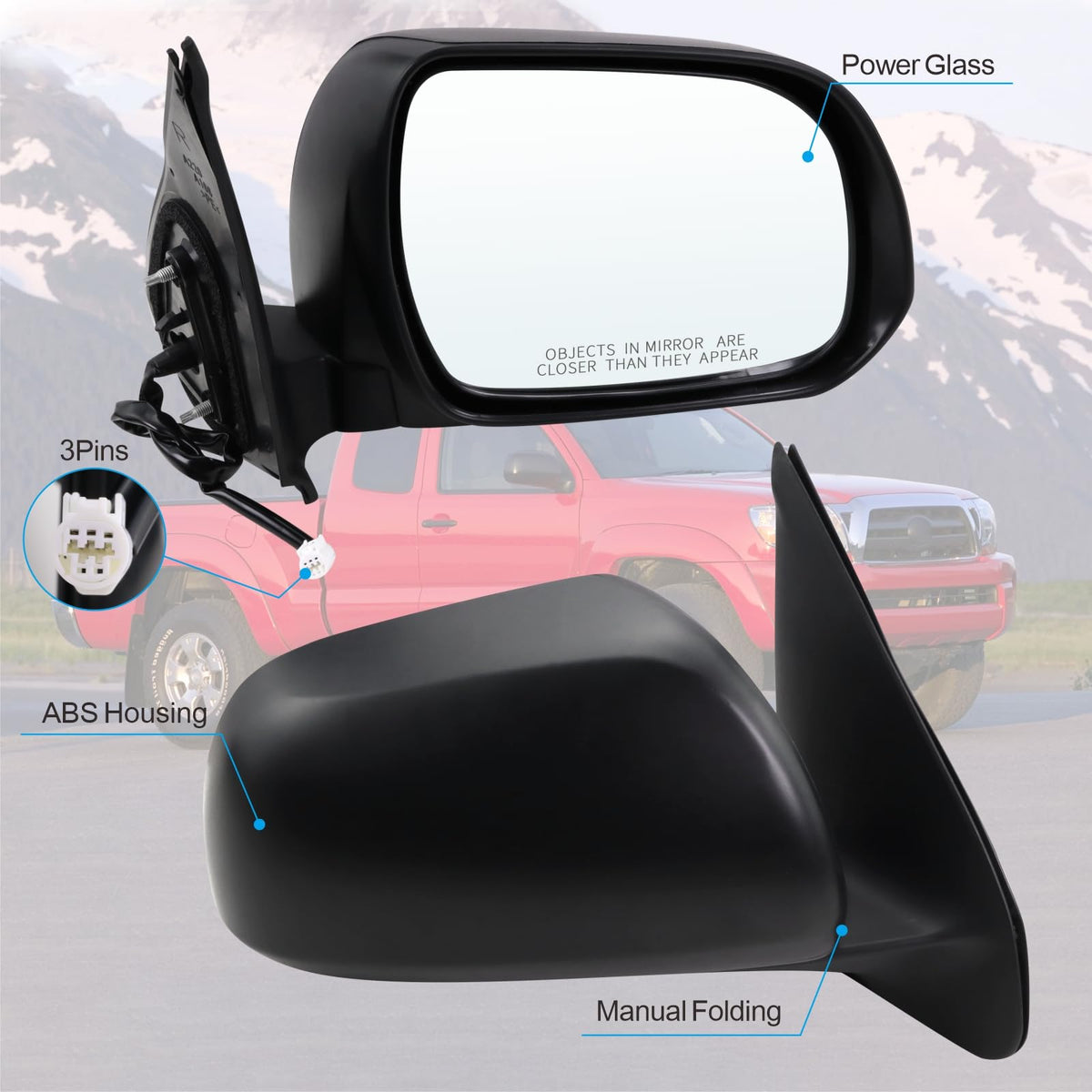 Lqito folded-side profile demonstrating compact manual folding and protection