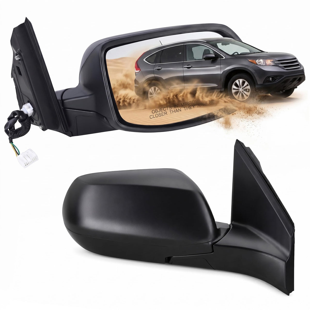 Lqito front assembly showing fit and finish for Honda CRV, improves visibility