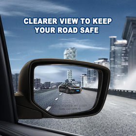 Lqito mirror installed on Accord door illustrating correct fit and plug-and-play ease