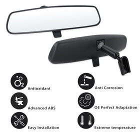 Lqito mirror mounting bracket detail illustrating secure OEM fit benefit