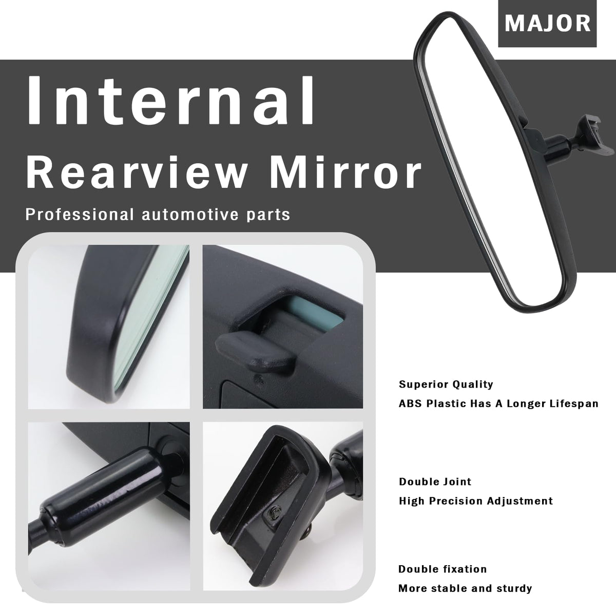 Lqito detailed mounting bracket showing secure-fit installation benefit