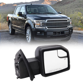 Lqito passenger mirror front view showing turn signal and factory fit benefits