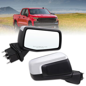 Lqito right passenger mirror front view showing fit and finish benefit: OEM-style replacement
