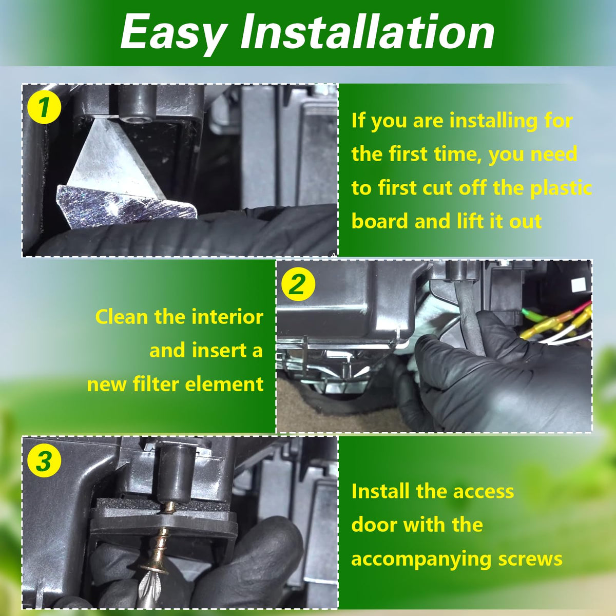 LQYLMY flanged screws and hardware laid out for easy DIY installation