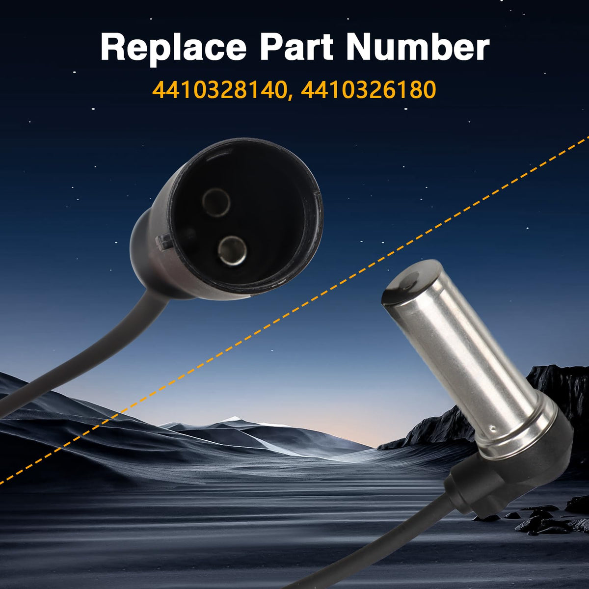 LQYLMY connector end view highlighting secure plug fit that prevents signal loss