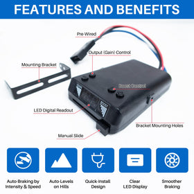 Lrichy circuit and sensor close-up highlighting internal sensors for responsive braking