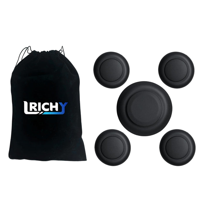 Lrichy front view of plug kit showing all components and clean fit