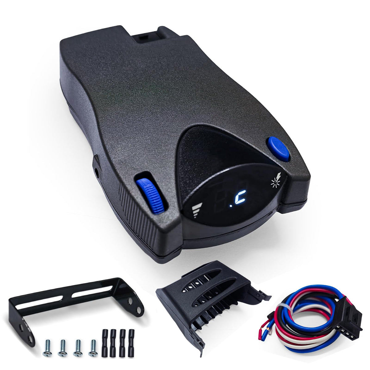 Lrichy front panel view showing compact controller and easy access controls for safer towing