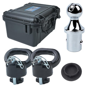 Lrichy gooseneck hitch ball front view showing fit and durability