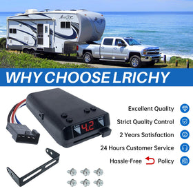Lrichy controller installed under dash, demonstrating compact fit and tidy wiring