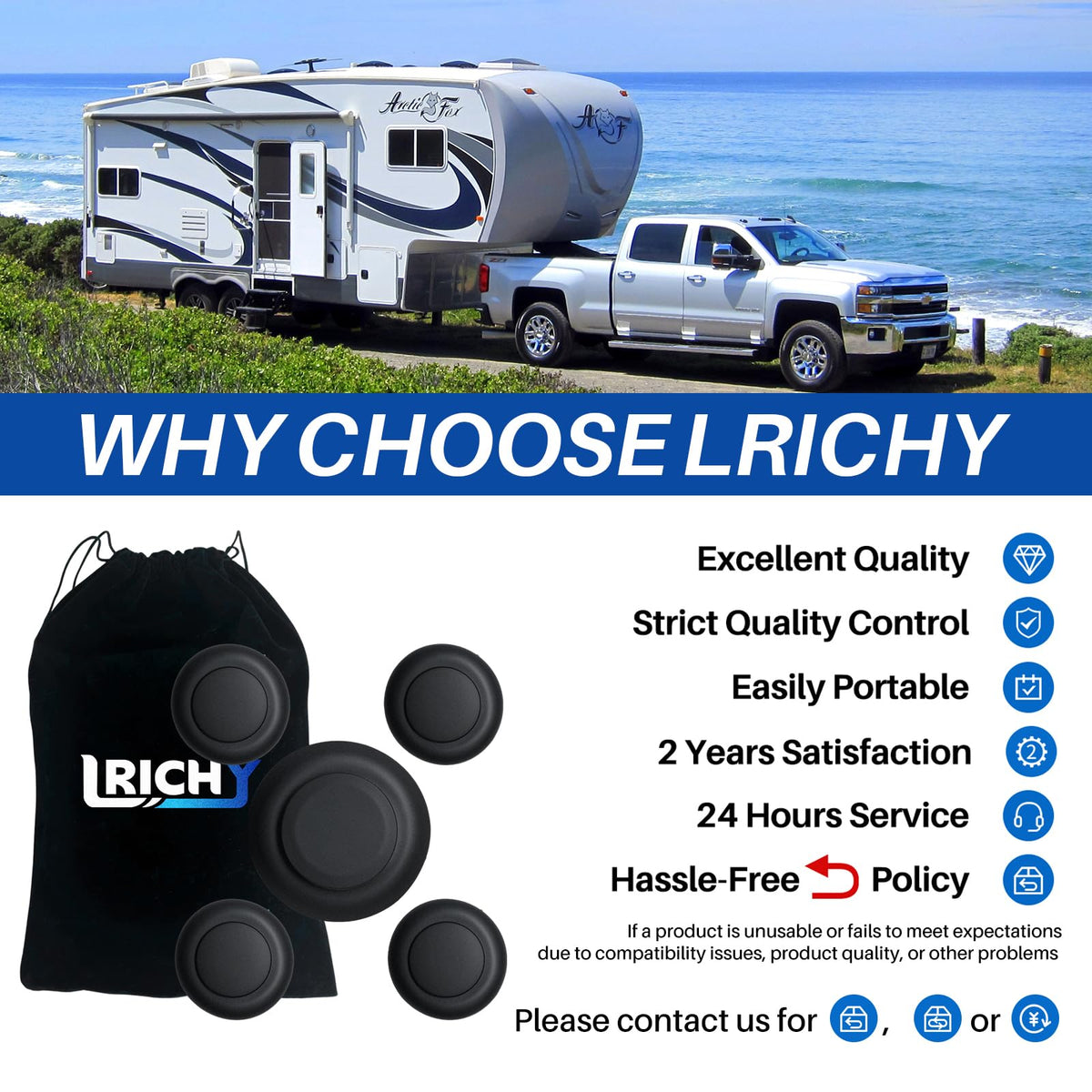 Lrichy kit stored in garage demonstrating organized truck maintenance