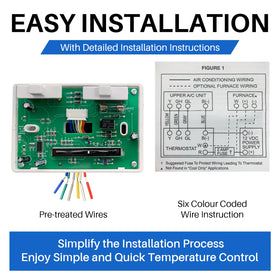 Lrichy thermostat held in hand for scale, showing compact size and easy handling