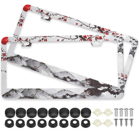 LRZJYDMB front view cherry blossom frame showing full design and benefit: stylish protection