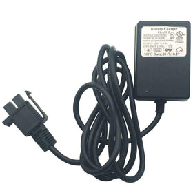 LS charger LED indicator detail showing charge status at a glance