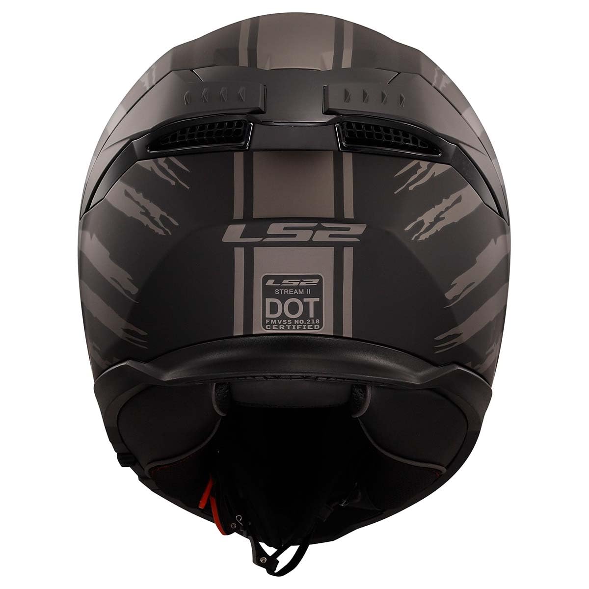 LS2 helmet with internal sunshield deployed for instant glare protection