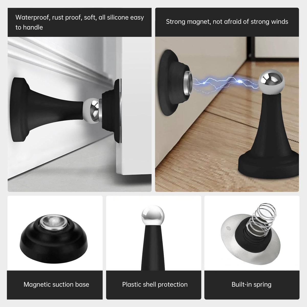 lsaixl side profile mounted on RV door frame providing steady hold