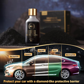 lsavrua water beading on hood illustrating hydrophobic self-cleaning and fast drying