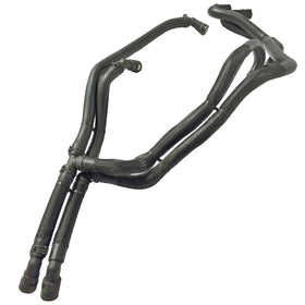 LSDZWORK front assembly overview showing complete heater hose kit and fitment benefits
