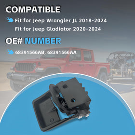 LSDZWORK latch installed on Jeep hardtop demonstrating restored stability benefit