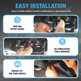 LSDZWORK latch on Jeep in motion emphasizing reduced noise and vibration benefit