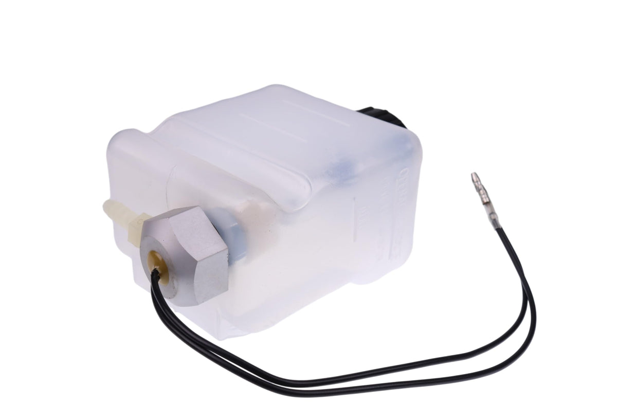 LSSOCH gear lube reservoir installed on a sterndrive demonstrating correct application and fit