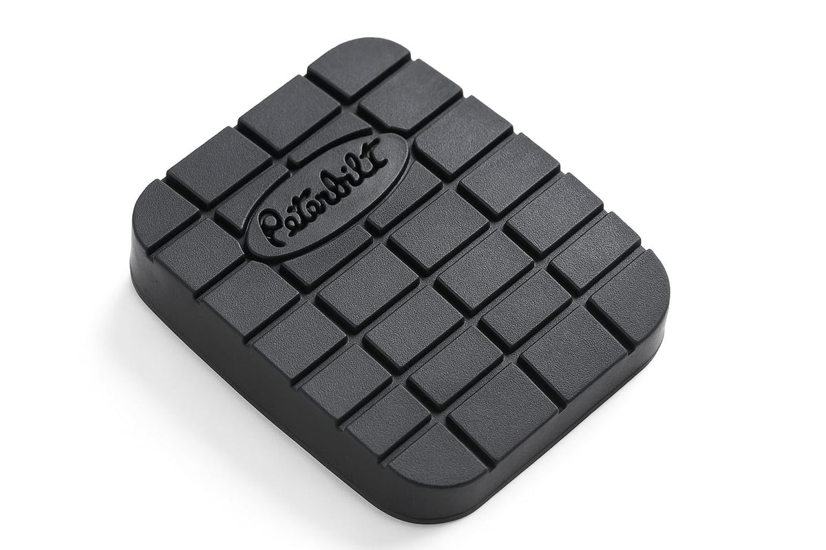 LTPREMIUM installed on Peterbilt clutch pedal demonstrating safer footing
