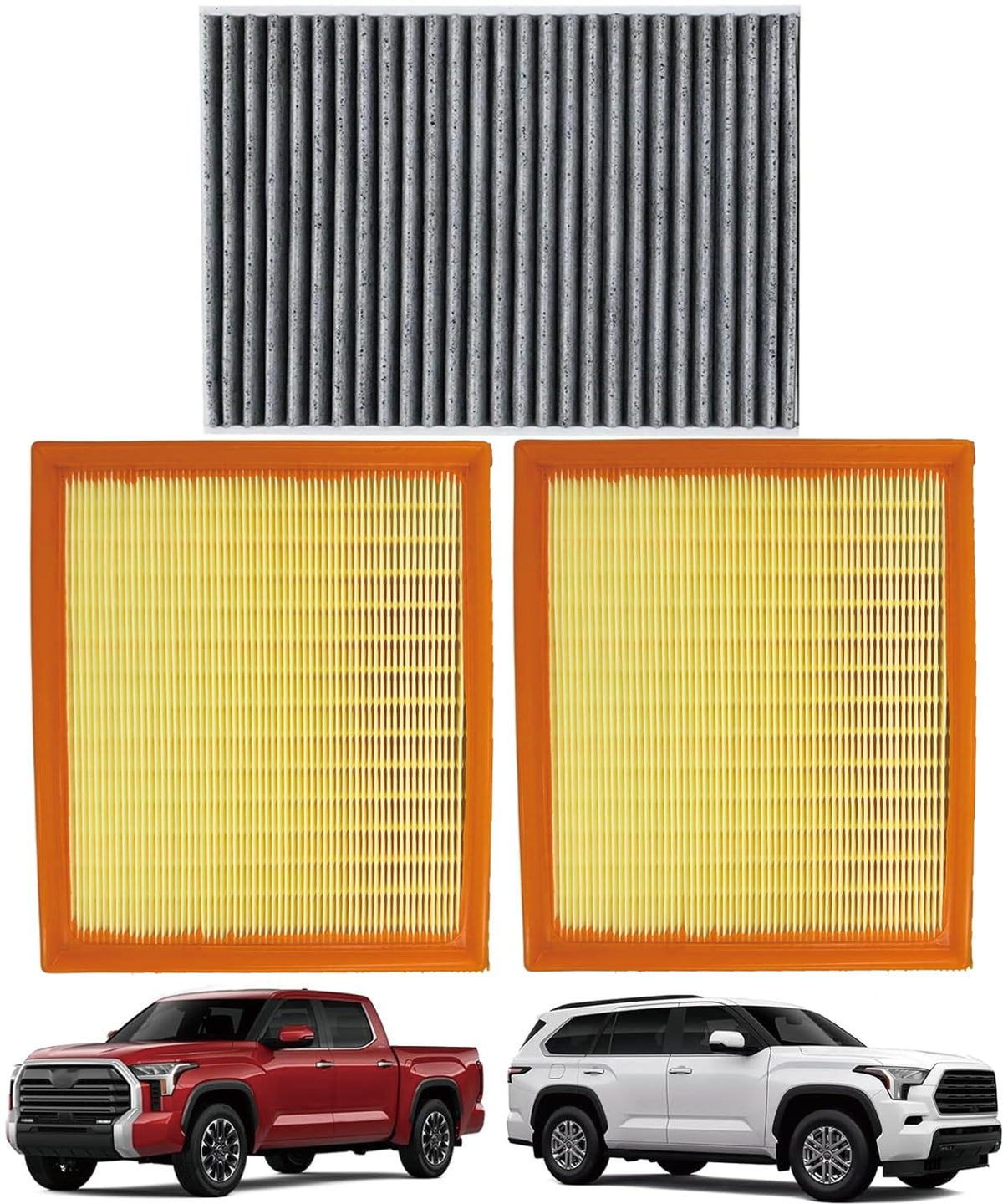 LTZLL front packaging of engine and cabin filter combo showing complete kit benefits