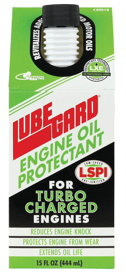 Lubegard 30015 front label visible showing product name and size for quick identification