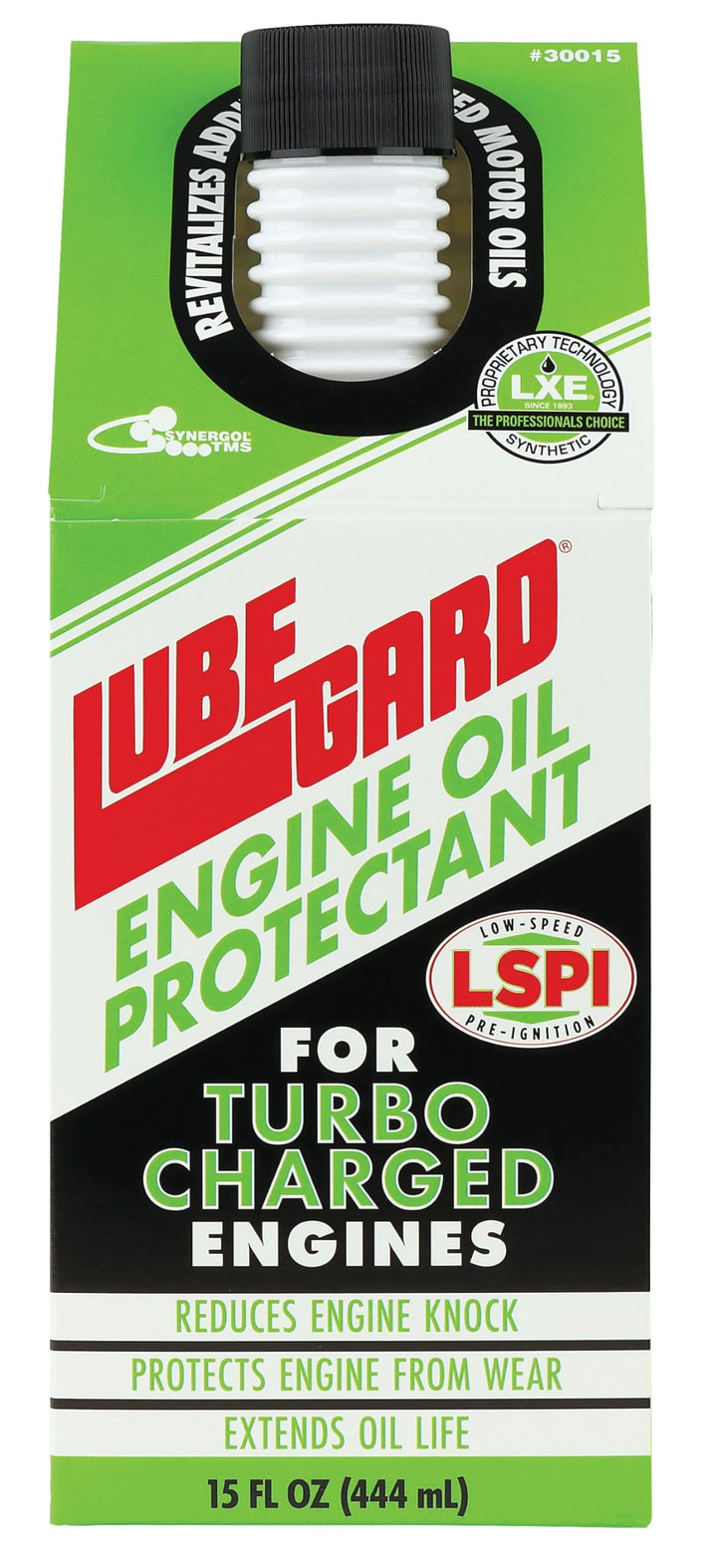 Lubegard 30015 front label visible showing product name and size for quick identification