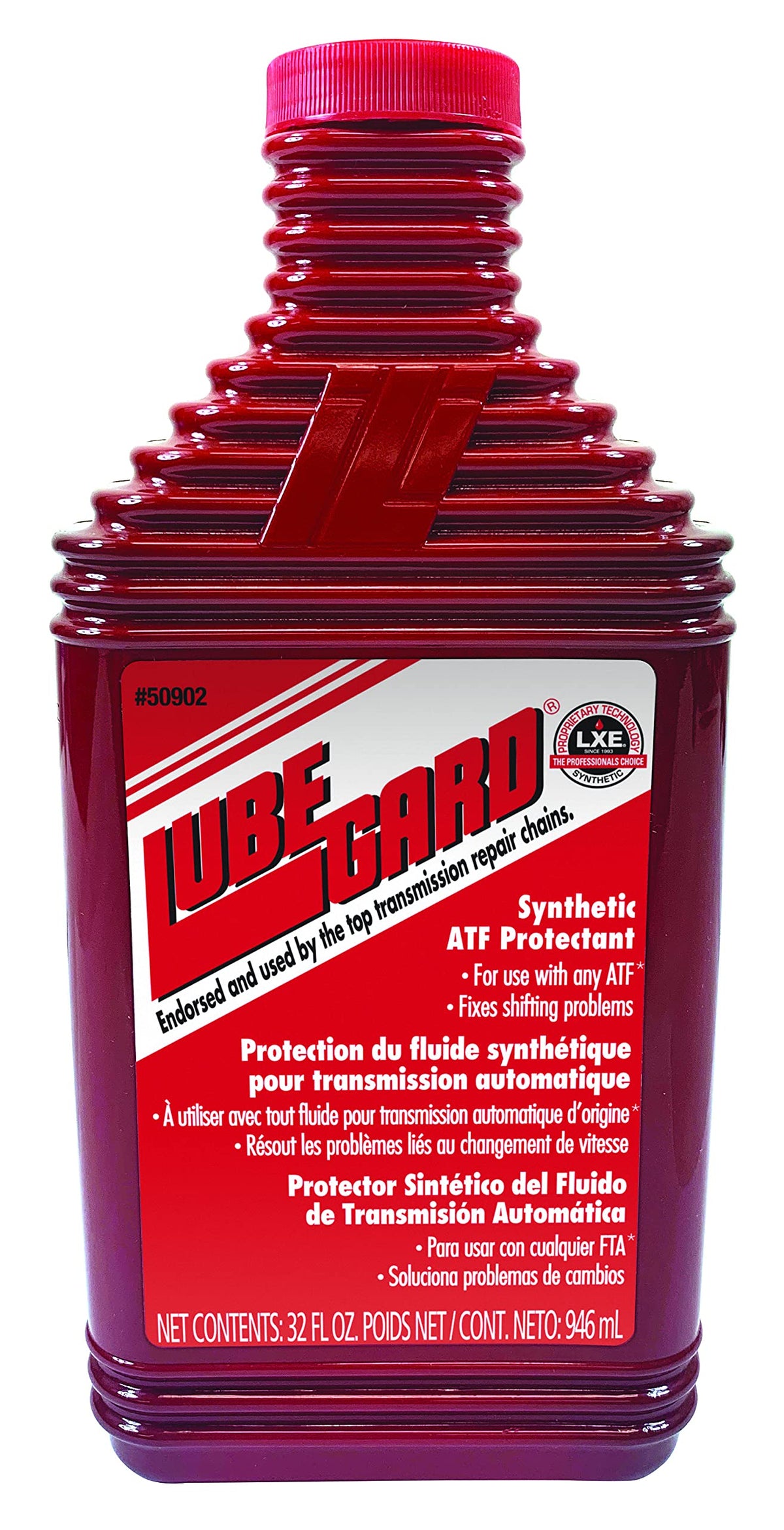 Lubegard 50902 front label showing product name and benefits for heat control