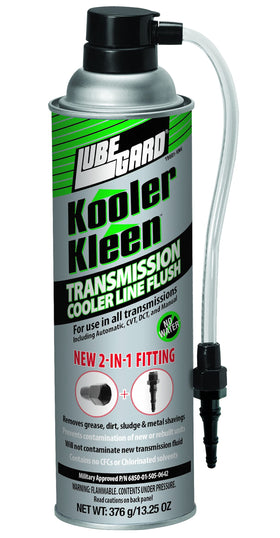 Lubegard front label showing product name and safe cooler cleaning benefits