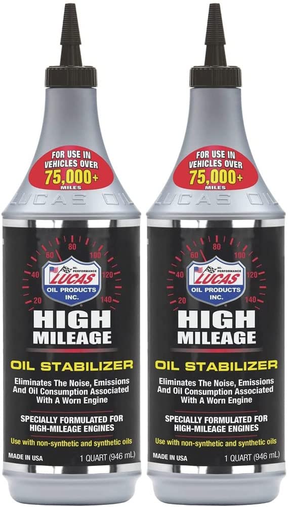 LUCAS front label on bottle showing product name and maintenance benefit