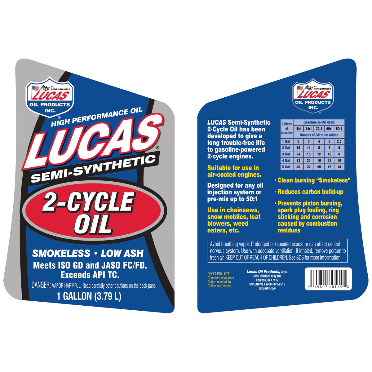 Lucas Oil close-up pouring texture showing smooth semi-synthetic lubrication