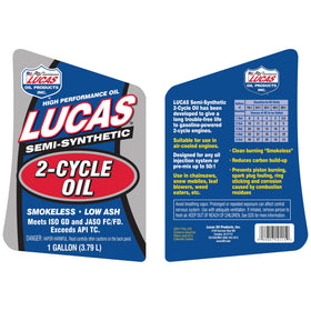 Lucas Oil close-up pouring texture showing smooth semi-synthetic lubrication