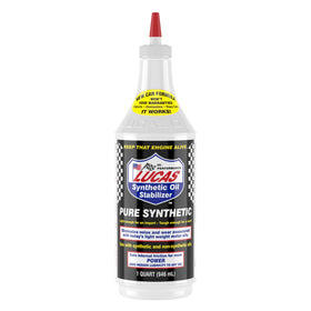 Lucas Oil front label showing product and benefits