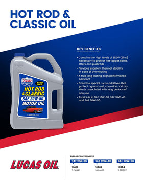 Lucas Oil close-up of oil film illustrating anti-wear protection benefits