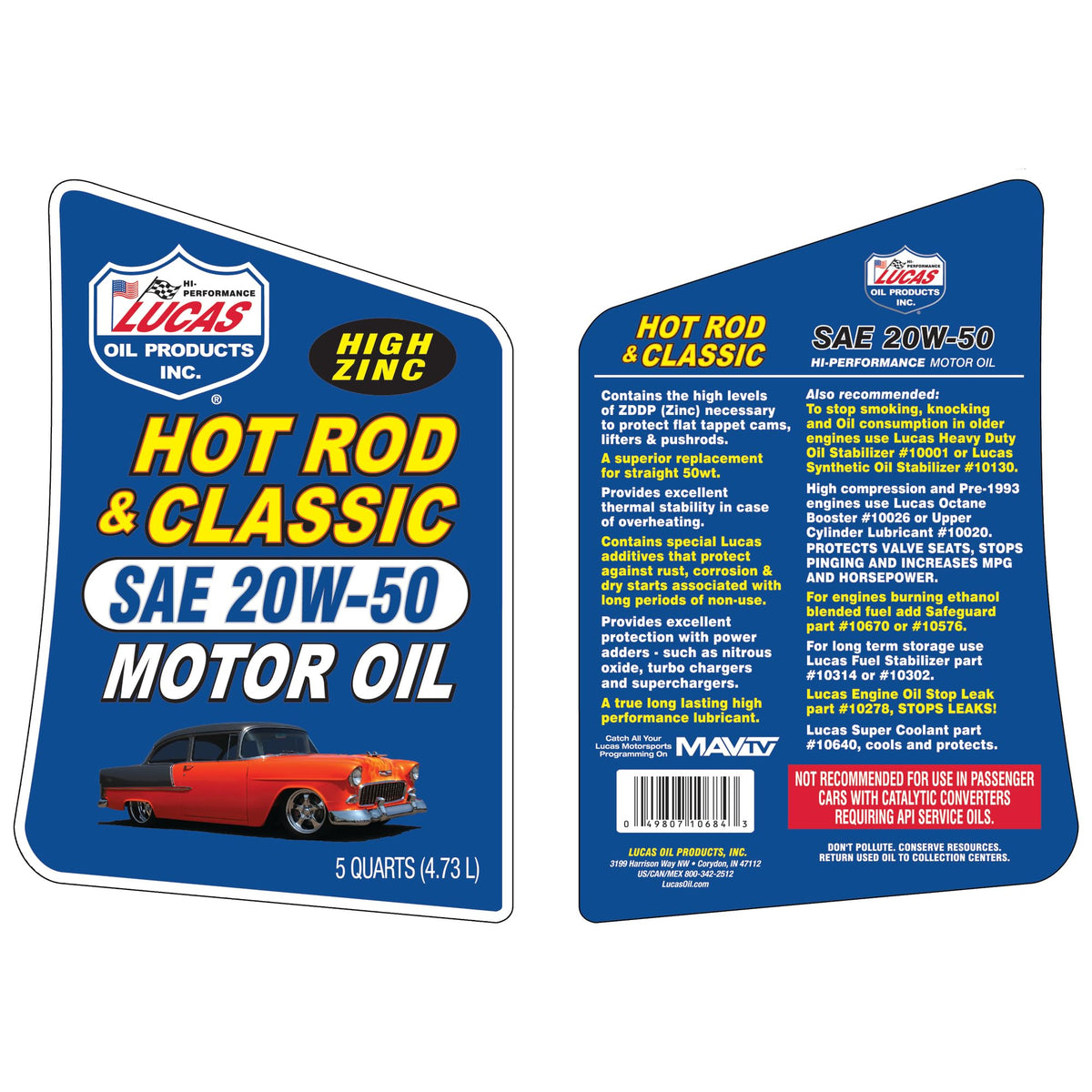 Lucas Oil pour spout demonstrating easy filling and mess reduction benefit