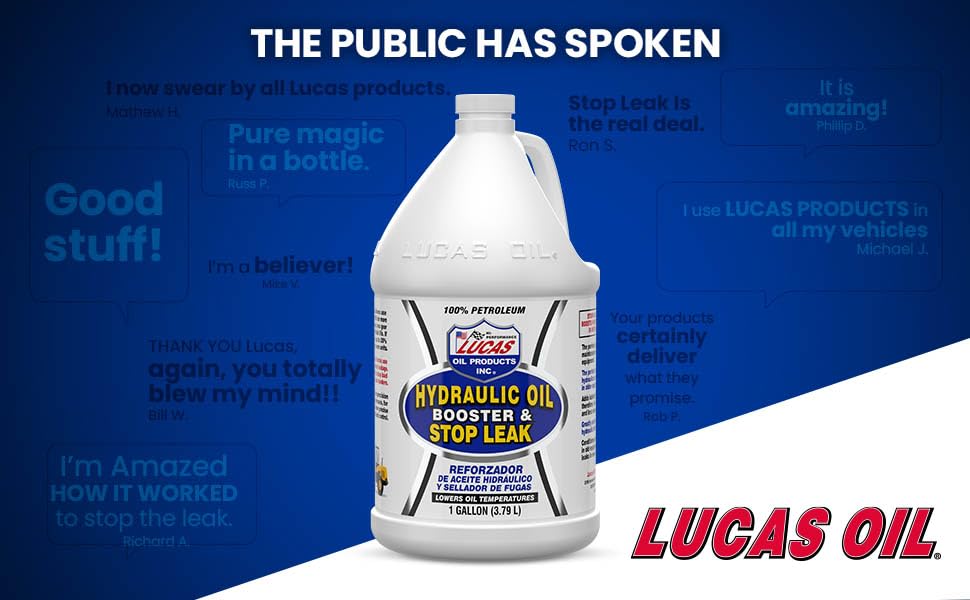 Lucas Oil being poured into reservoir demonstrating simple application benefit
