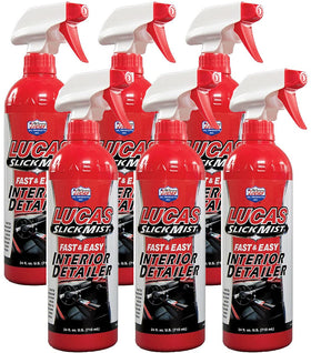 Lucas Oil front spray bottle label visible and easy-to-use for quick cleaning