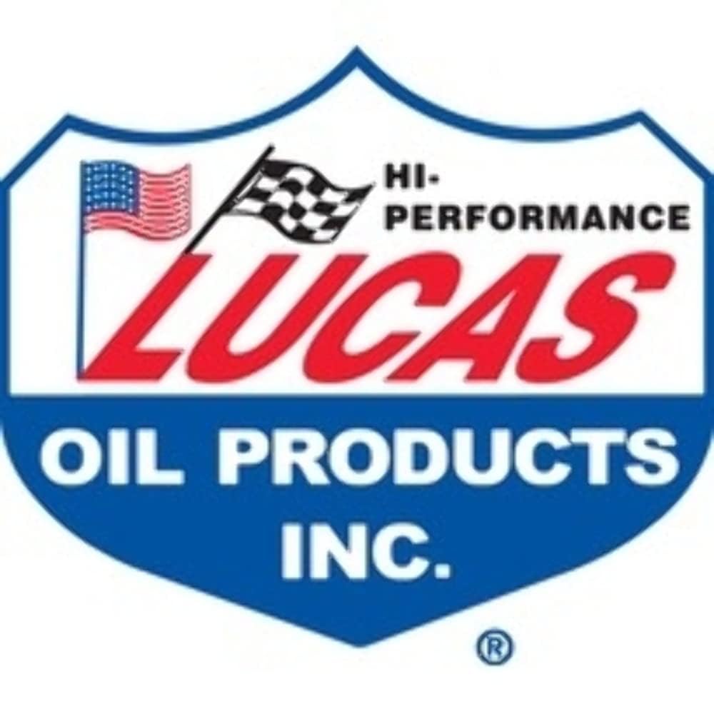 Four-pack of Lucas Oil gallons stacked to show value and supply
