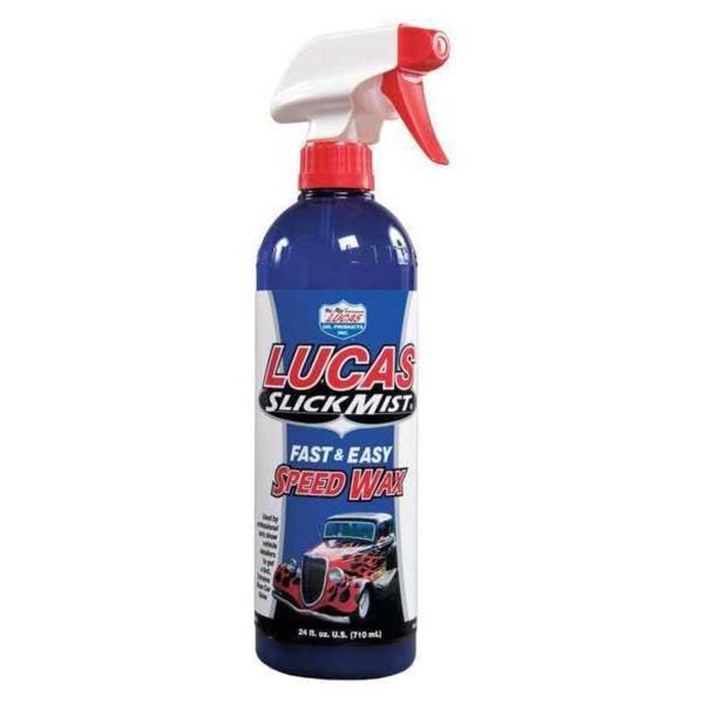 Lucas Oil paint gloss intensifier front label showing product name and 24 oz bottle for easy identification and quick use