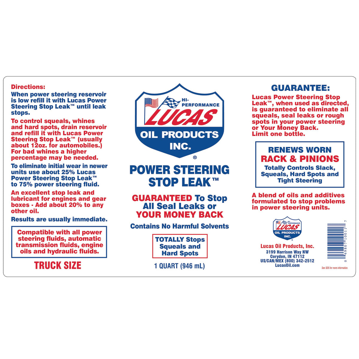Lucas Oil close-up of fluid texture highlighting conditioning formula that restores seals