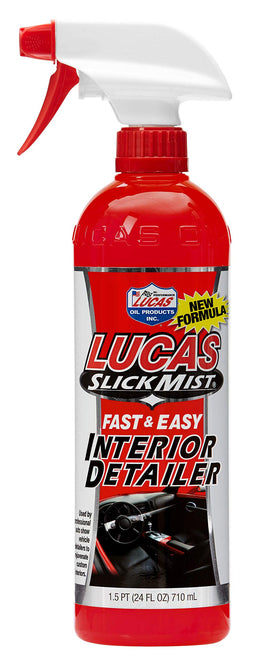 Lucas Oil kit next to a hand for size reference and easy storage