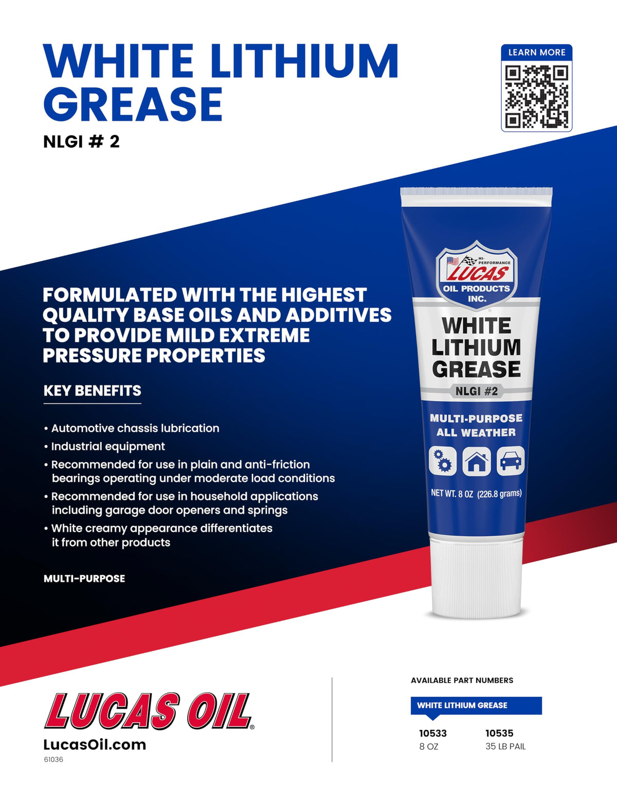 Lucas Oil grease application closeup on hinge demonstrating smooth spread and friction reduction