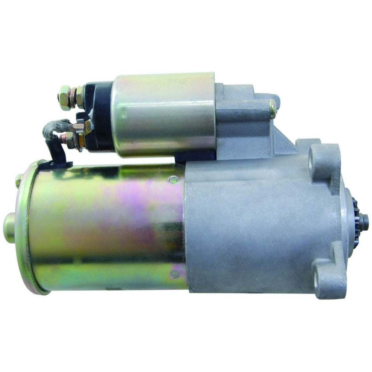LUCAS starter pinion teeth detail showing 12-tooth accuracy