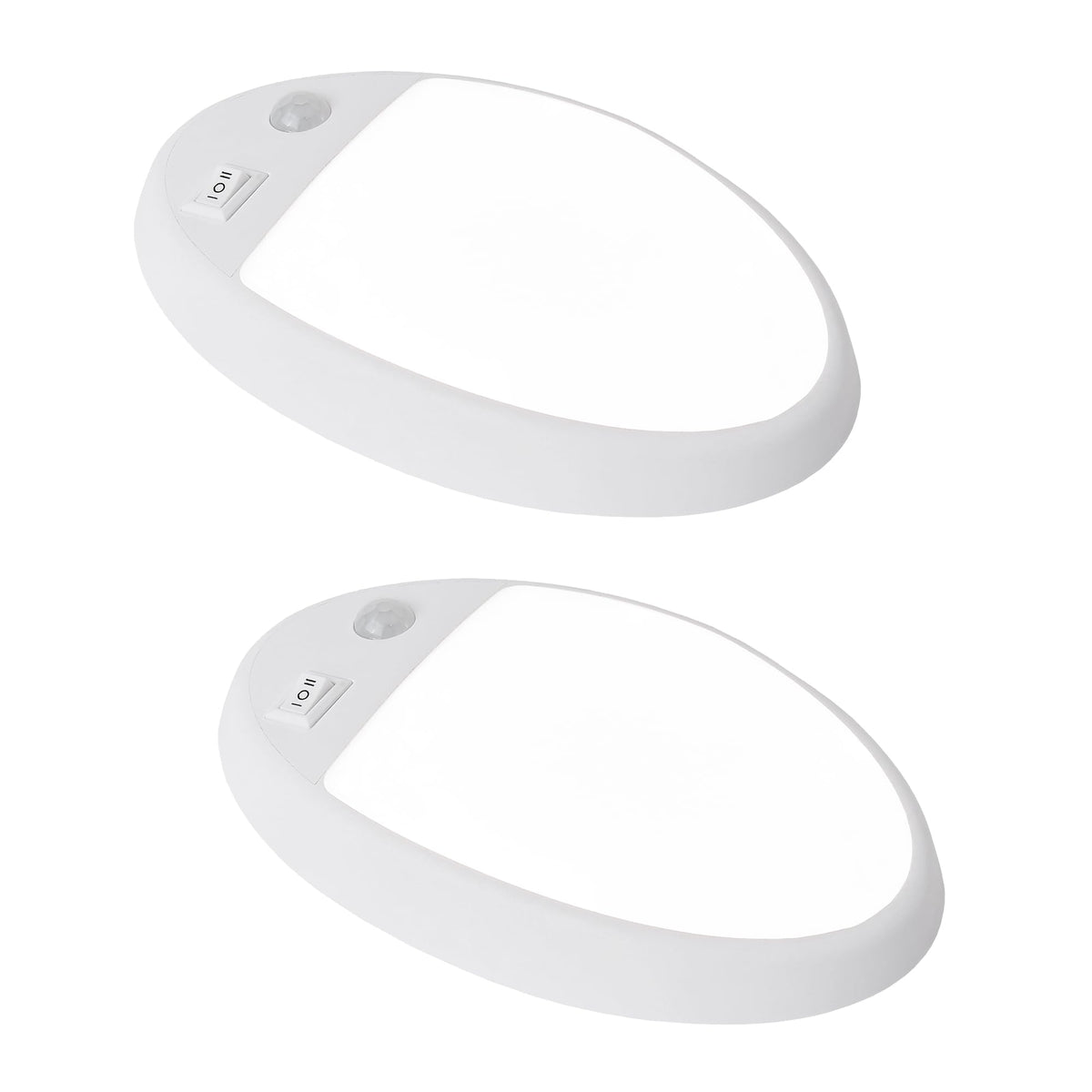Lucere Facon front ceiling-mounted light showing clean profile and bright output