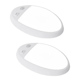 Lucere Facon front ceiling-mounted light showing clean profile and bright output