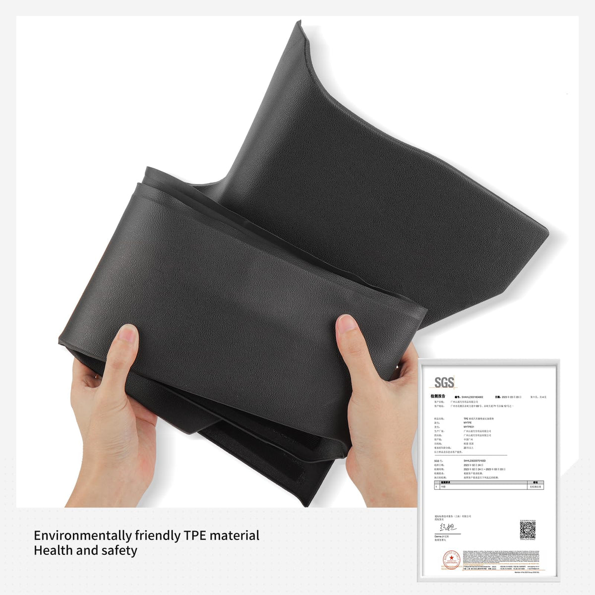 LUCKEASY rear sill protector in vehicle preventing mud and wear