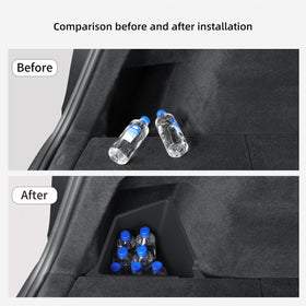 LUCKEASY lid hinge and seal detail, demonstrates secure containment benefit