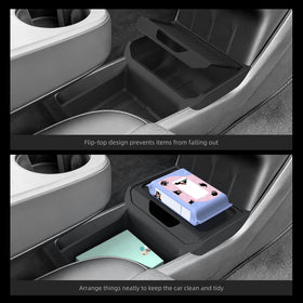 LUCKEASY removed lid closeup demonstrating easy access and organization